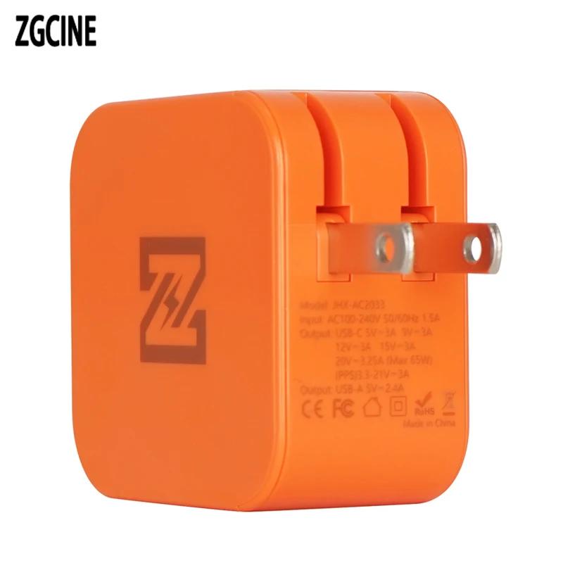 ZGCINE ZG-V99 PD65W ޴   , 2.4A PD   , UsbA + C PD65W 